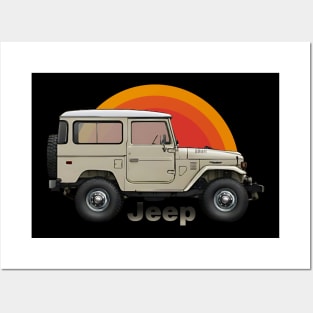 Jeep Car Retro Posters and Art